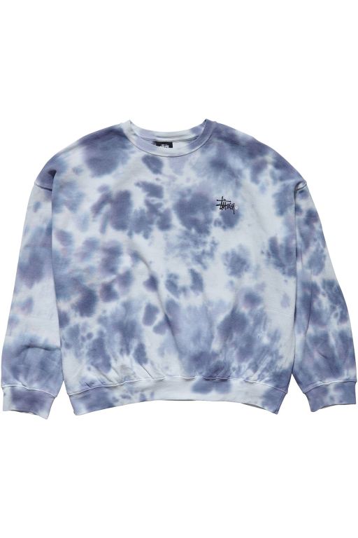 Stussy Womens Marble Crew Leisure Sets Blue - ZWGMJ8413